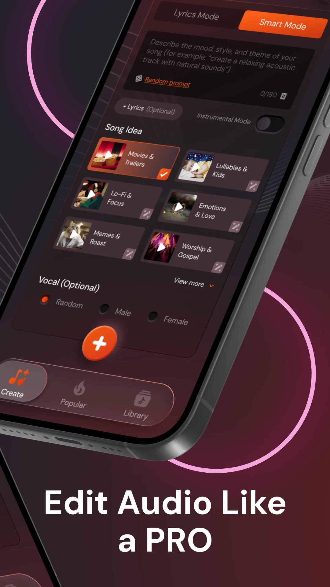 Rhymz - AI Song Maker & Music screenshot