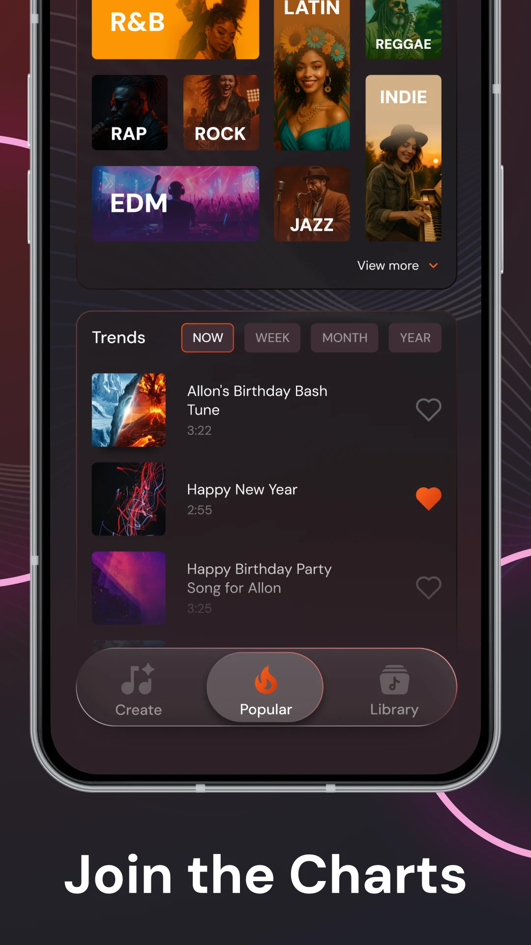 Rhymz - AI Song Maker & Music screenshot