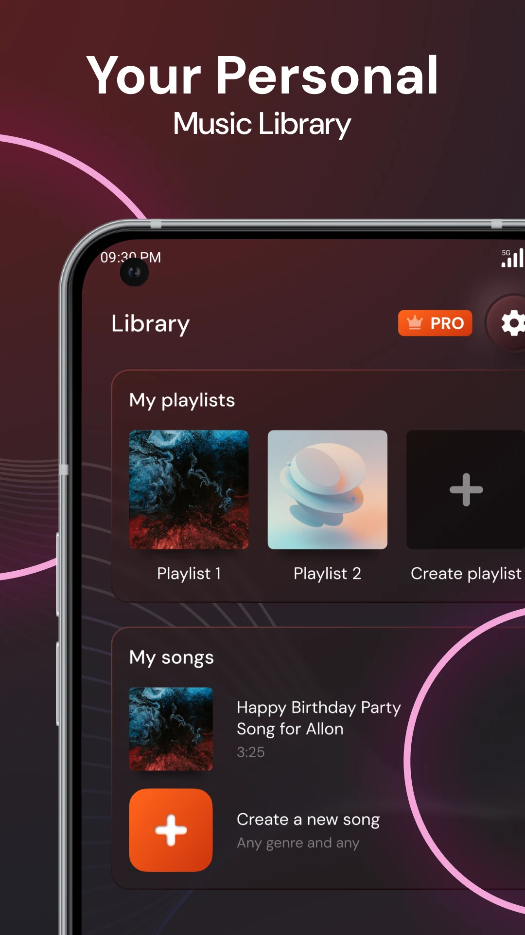 Rhymz - AI Song Maker & Music screenshot